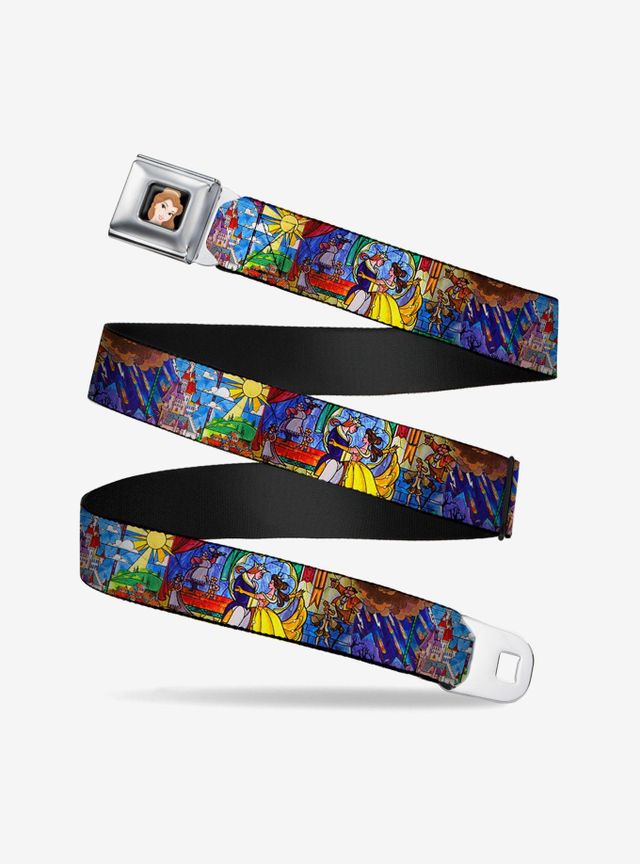 DISNEY Beauty & the Beast Belt Amazon.com: Buckle-Down Seatbelt Belt Beauty and the Beast  main image 3