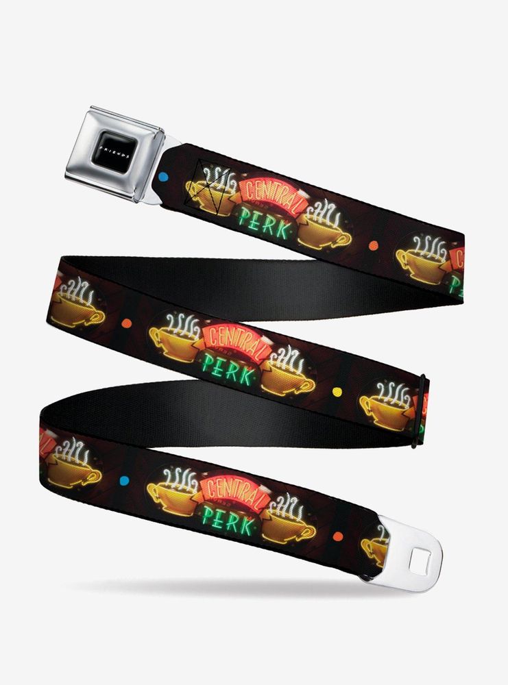 Friends Central Perk Neon Sign Seatbelt Belt