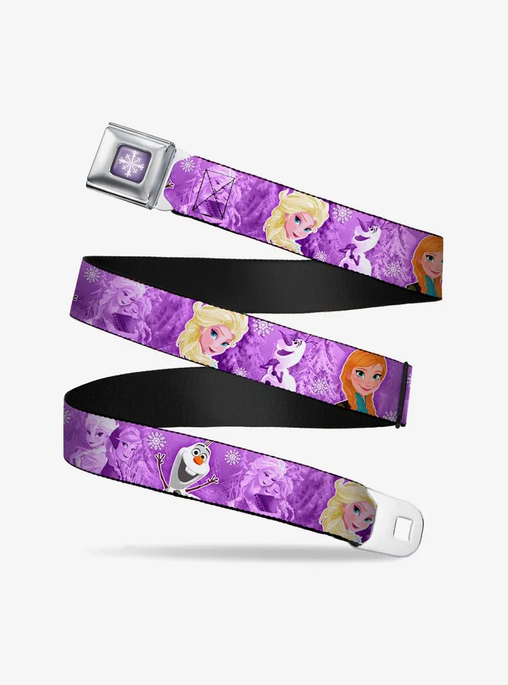 Disney Frozen Anna Elsa Olaf Poses Scenes Seatbelt Belt