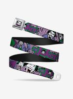 DC Comics Joker Face Logo Spades Seatbelt Belt