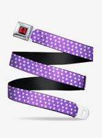 Disney Minnie Mouse Ears Monogram Dots Seatbelt Belt