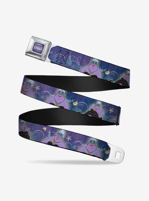 Disney The Little Mermaid Ursula Poses Shells Ivy Bubbles Seatbelt Belt