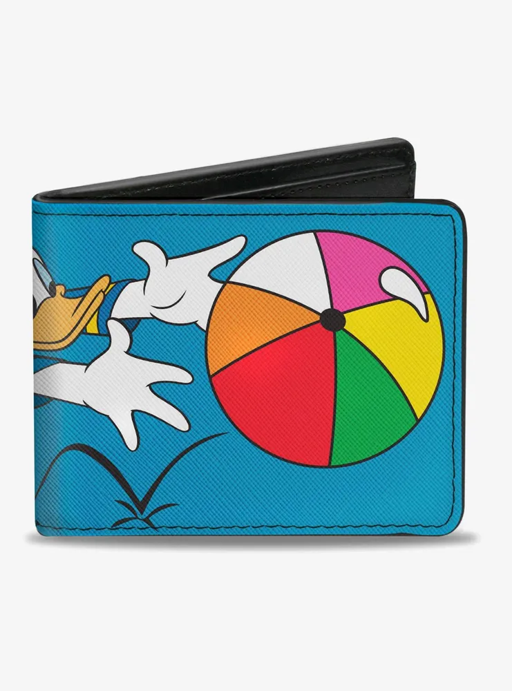 Disney Donald Duck Beach Ball Pose Bi-Fold Wallet