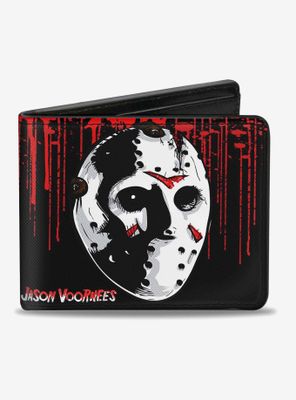 Friday The 13th Jason Voorhees Mask Bi-Fold Wallet