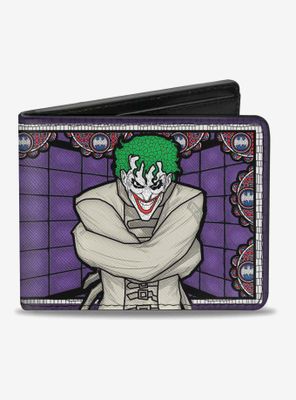 DC Comics Joker Stained Glass Bi-Fold Wallet