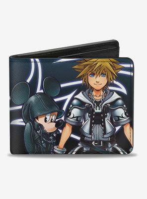 Disney Kingdom Hearts II Mickey And Sora Pose Bi-Fold Wallet