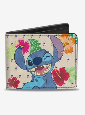 Disney Lilo & Stitch Winking Ohana Means Family Bi-Fold Wallet
