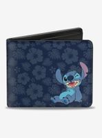 Disney Lilo & Stitch Winking Stitch Pose Bi-Fold Wallet