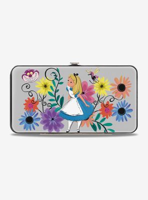 Disney Alice In Wonderland Flowers of Wonderland Hinged Wallet