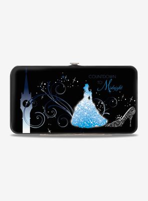 Disney Cinderella Countdown to Midnight pumpkin Coach Hinged Wallet