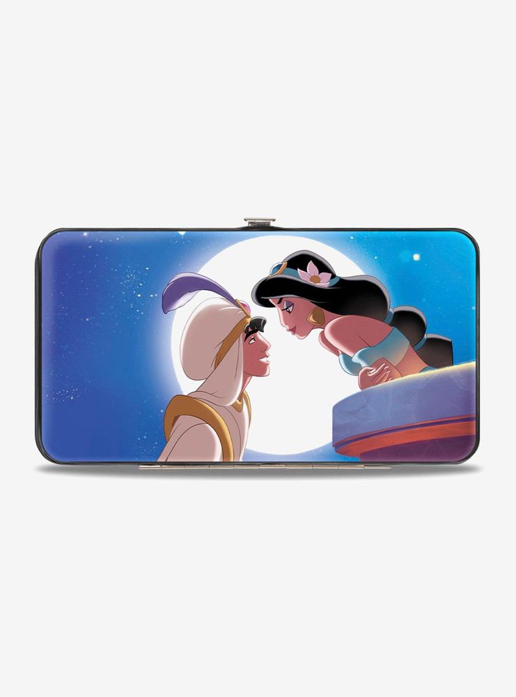 Disney Classic Aladdin Jasmine Moonlight Kiss Scene Hinged Wallet