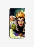 Disney Snow White The Evil Queen Poisoned Apple Pose Diablo Flying Hinged Wallet