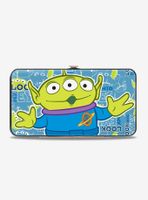 Disney Pixar Toy Story Alien Pose Look Into My Eyes Hinged Wallet