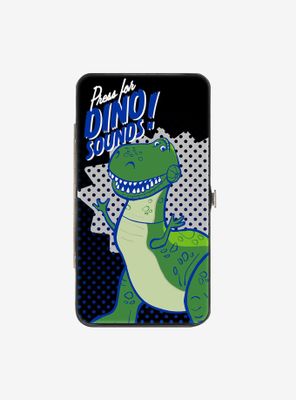 Disney Pixar Toy Story Rex Pose Press For Dino Sounds Hinged Wallet