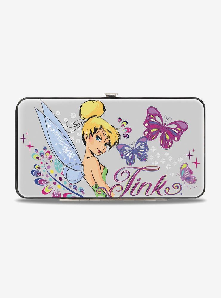 Disney Tinker Bell Over Shoulder Pose Sketch Hinged Wallet