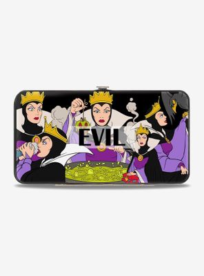 Disney Snow Whites Evil Queen Poses Collage Hinged Wallet