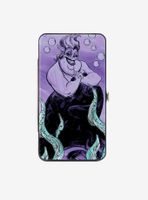 Disney The Little Mermaid Ursula Smiling Sketch Kelp Hinged Wallet