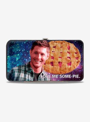Supernatural Dean Smiling Pie Galaxy Hinged Wallet