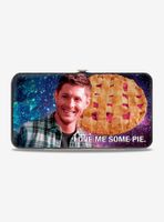 Supernatural Dean Smiling Pie Galaxy Hinged Wallet