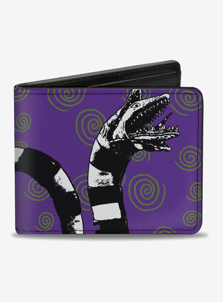 Beetlejuice Sandworm Swirls Bi-Fold Wallet