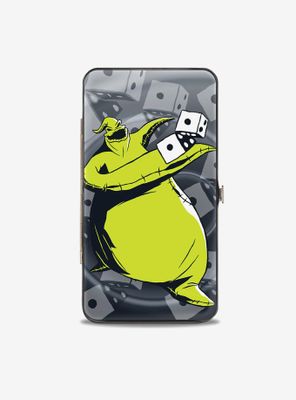 The Nightmare Before Christmas Oogie Boogie Rolling Dice Pose Scattered Dice Hinged Wallet