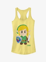 Nintendo The Legend of Zelda: Link's Awakening Link Avatar Color Girls Tank