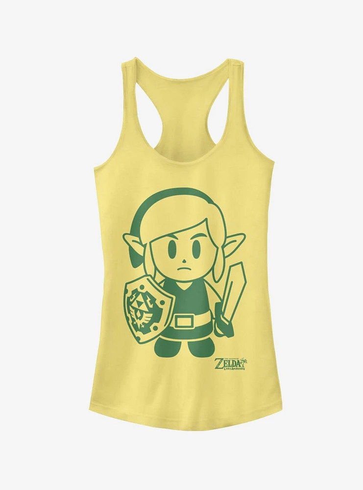 Nintendo The Legend of Zelda: Link's Awakening Link Avatar Outline Girls Tank