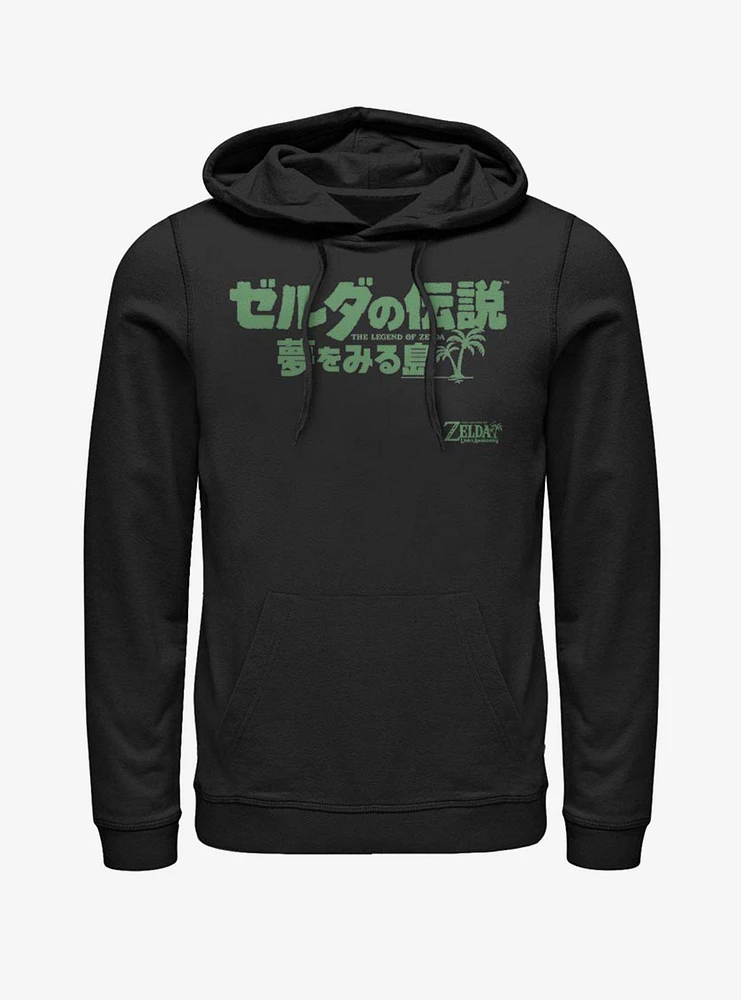 Nintendo The Legend of Zelda: Link's Awakening Japanese Logo Hoodie