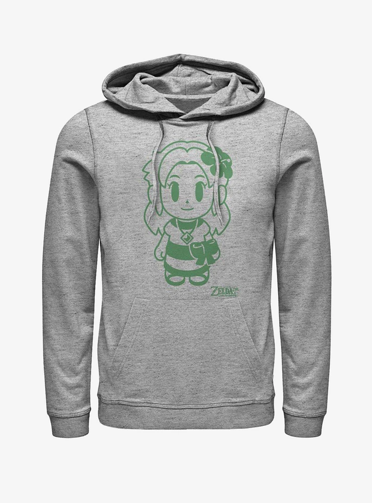 Nintendo The Legend of Zelda: Link's Awakening Marin Avatar Outline Hoodie