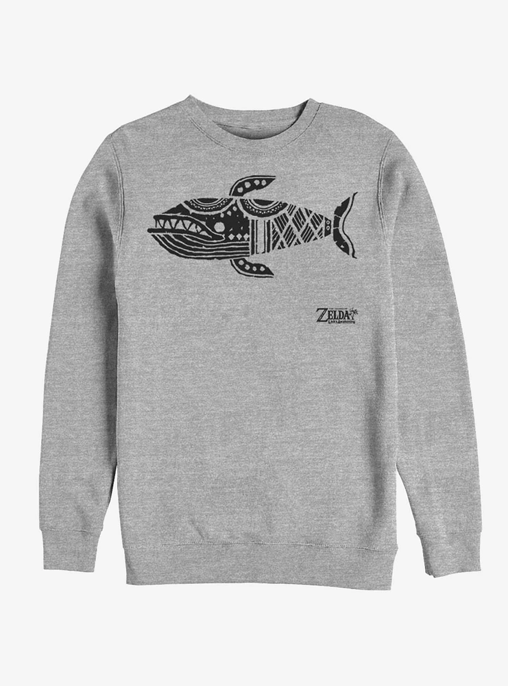 Nintendo The Legend of Zelda: Link's Awakening Whale Glyph Sweatshirt