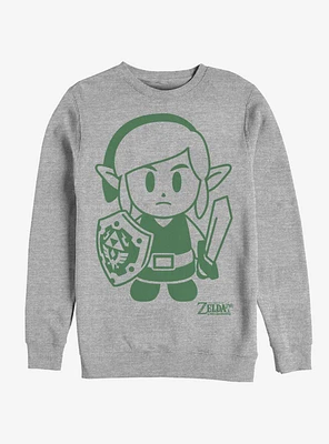 Nintendo The Legend of Zelda: Link's Awakening Link Avatar Outline Sweatshirt