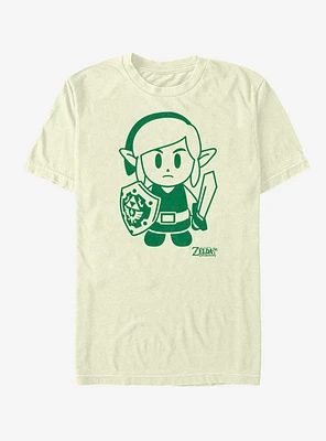 Nintendo The Legend of Zelda: Link's Awakening Link Avatar Outline T-Shirt