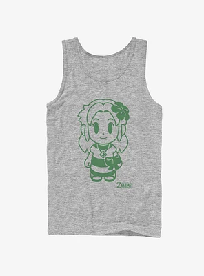 Nintendo The Legend of Zelda: Link's Awakening Marin Avatar Outline Tank