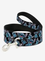 Disney Lilo & Stitch Poses Hibiscus Sketch Dog Leash