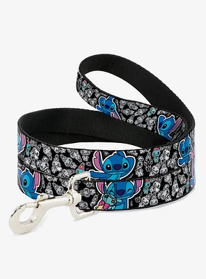 Disney Lilo & Stitch Poses Mini Scrump Scattered Dog Leash