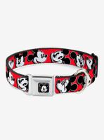 Disney Mickey Mouse Expressions Seatbelt Buckle Dog Collar