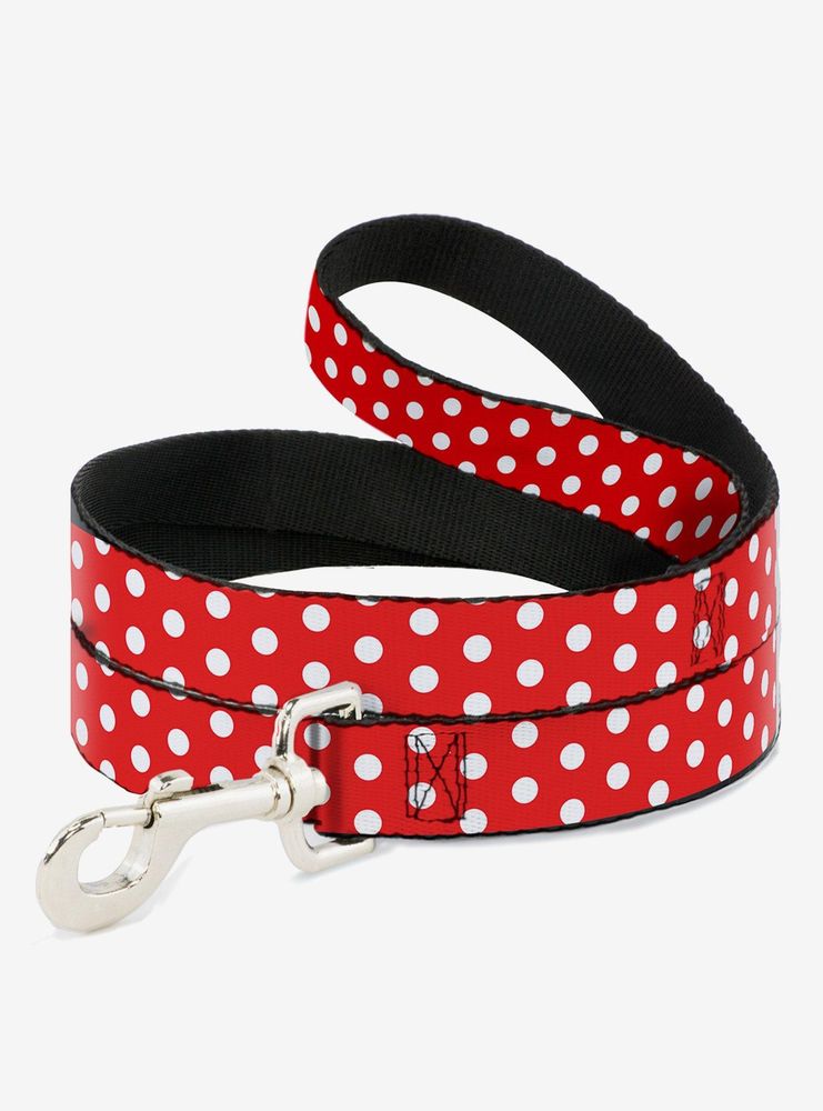 Disney Minnie Mouse Polka Dots Dog Leash