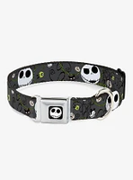 The Nightmare Before Christmas Jack Expressions Halloween Seatbelt Buckle Dog Collar
