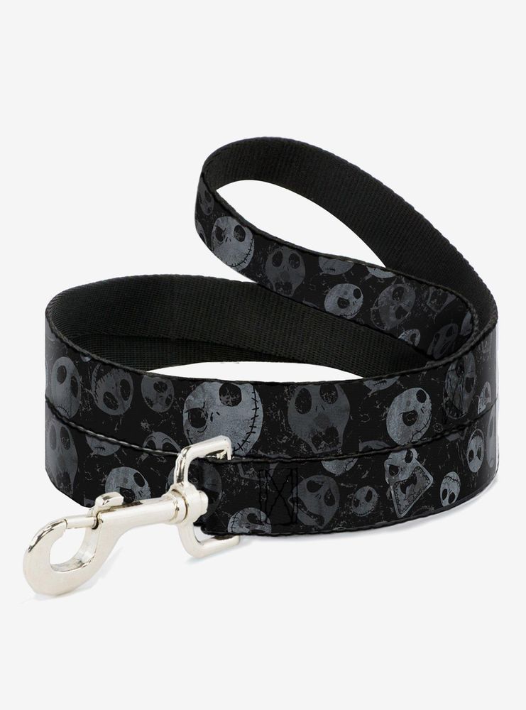 The Nightmare Before Christmas Jack Expressions Scattered Weather Dog Leash