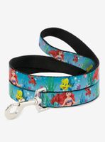 Disney The Little Mermaid Ariel Sebastian Flounder Scene Dog Leash