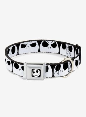 The Nightmare Before Christmas Jack Expressions Seatbelt Buckle Dog Collar
