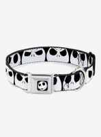 The Nightmare Before Christmas Jack Expressions Seatbelt Buckle Dog Collar