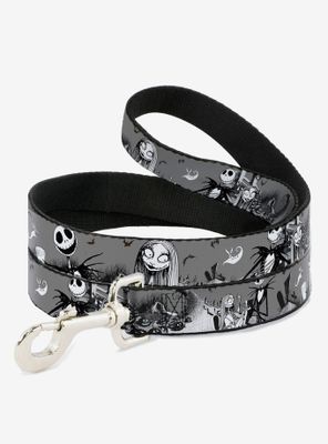 The Nightmare Before Christmas Jack And Sally Cemetery Scene Dog Leash