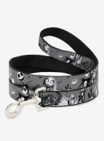 The Nightmare Before Christmas Jack And Sally Cemetery Scene Dog Leash