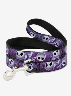 The Nightmare Before Christmas Jack Expressions Ghosts In Cemetery Dog Leash