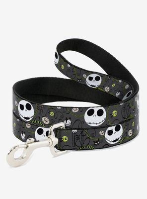 The Nightmare Before Christmas Jack Expressions Halloween Dog Leash