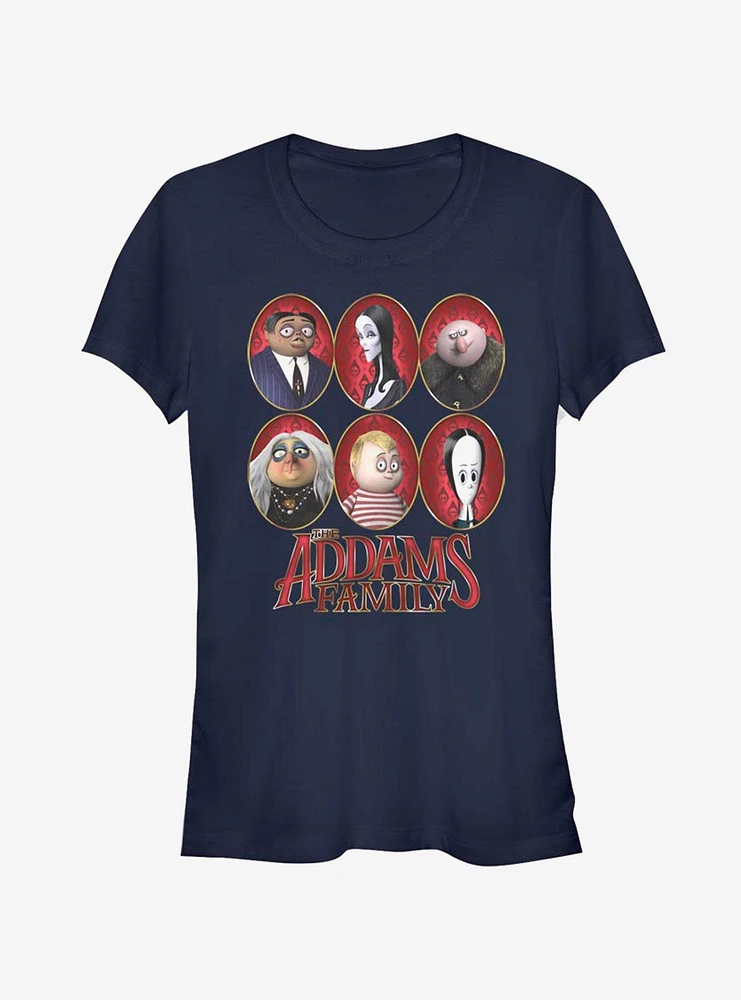 The Addams Family Portrait Girls T-Shirt