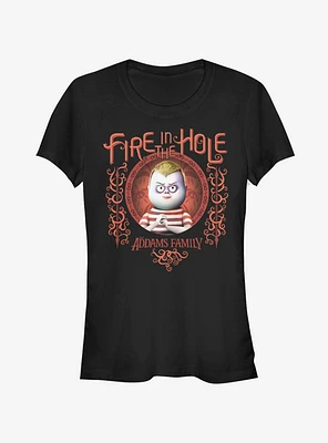 The Addams Family Fire Hole Girls T-Shirt