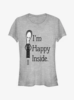 The Addams Family Happy Inside Girls T-Shirt