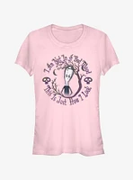 The Addams Family Wednesday Watercolor Girls T-Shirt